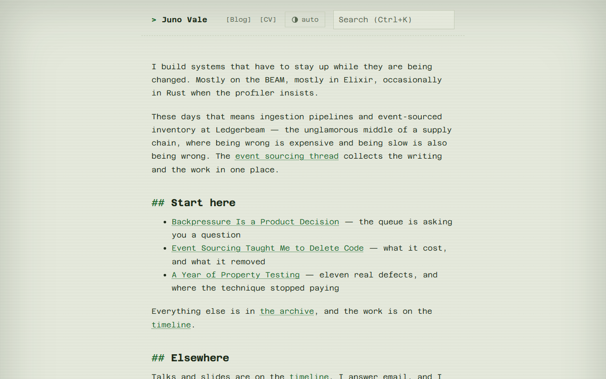 The cathode theme